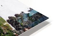 Green and White HD Metal print