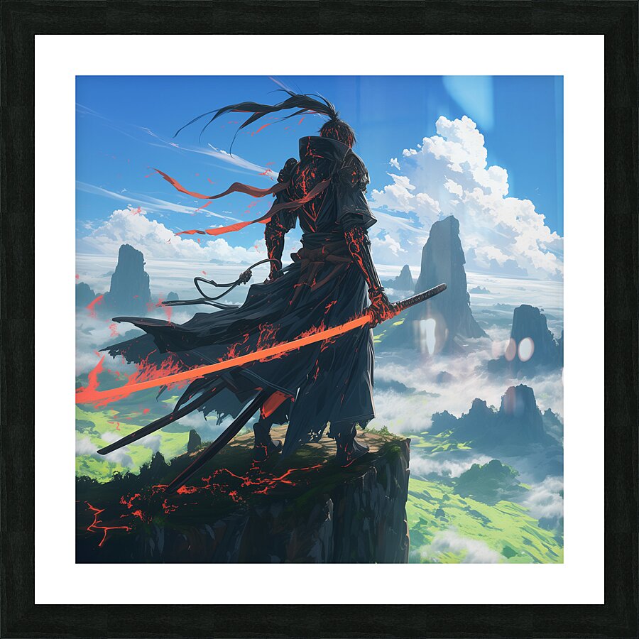 Wandering Swordsman Picture Frame print