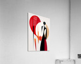 Abstract Elegant Red Acrylic Print
