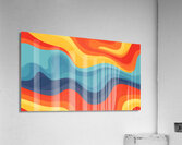 Retro Vibrant Acrylic Print