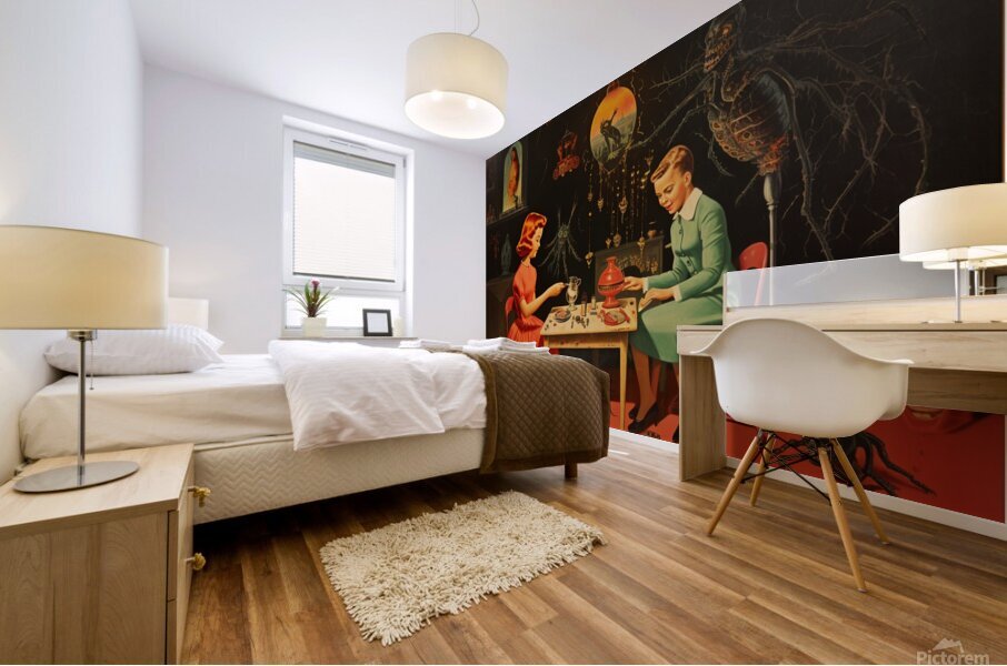 1950s wall art 5 Mural print