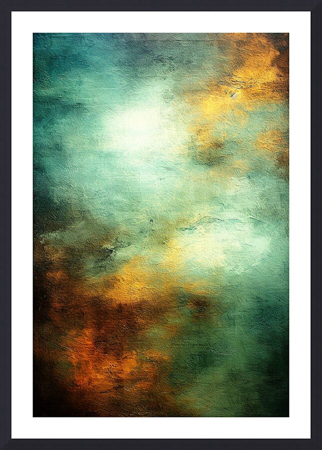 Cloud Abstract 3 Picture Frame print