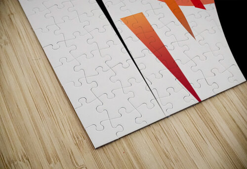 Abstract Elegant Red CognitiveShift puzzle