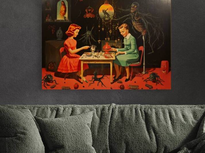1950s wall art 5 Reproduction