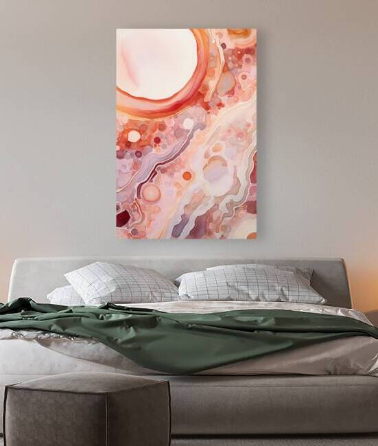 Watercolor Carnelian Agate 1 by CognitiveShift
