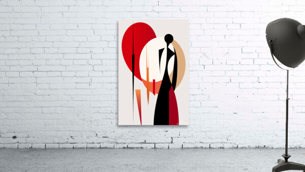 Abstract Elegant Red Wall Preview