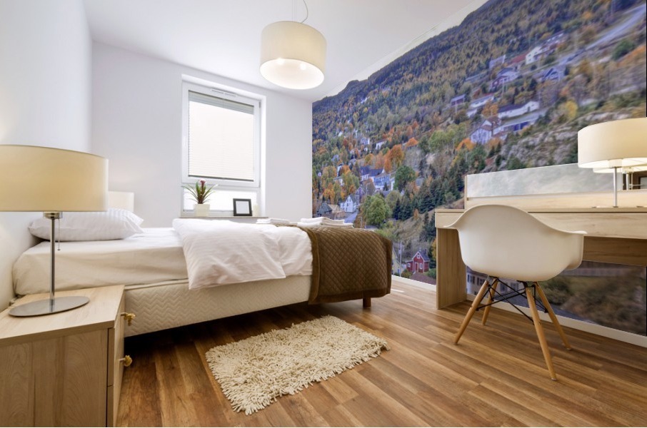 Brigus fall colours Mural print