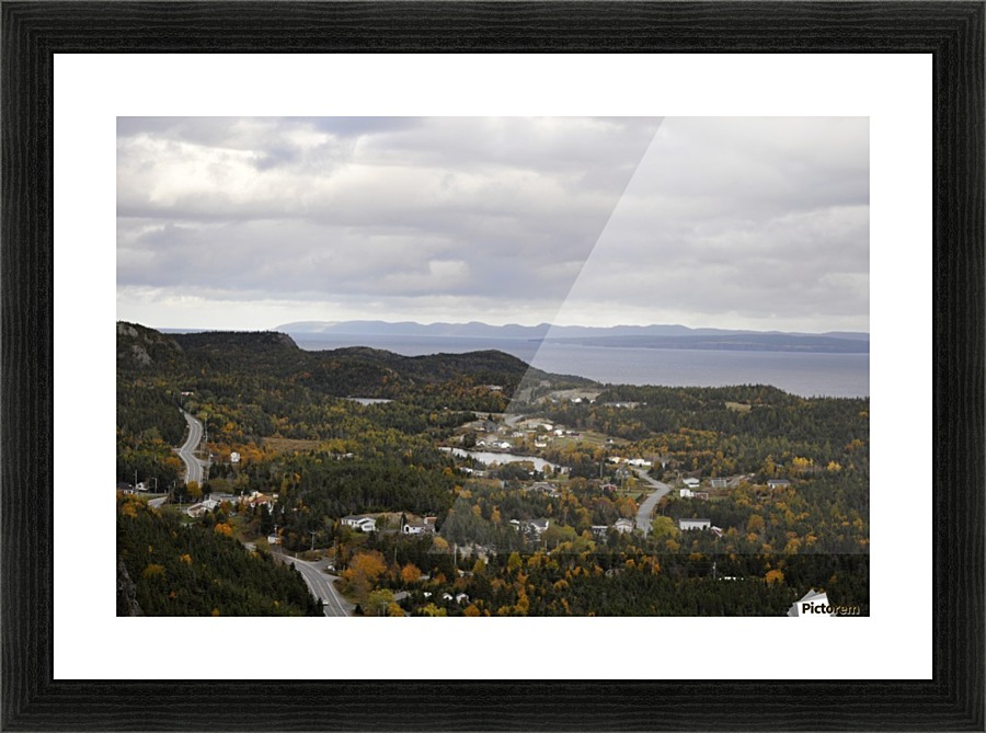 Georgetown fall colours Picture Frame print