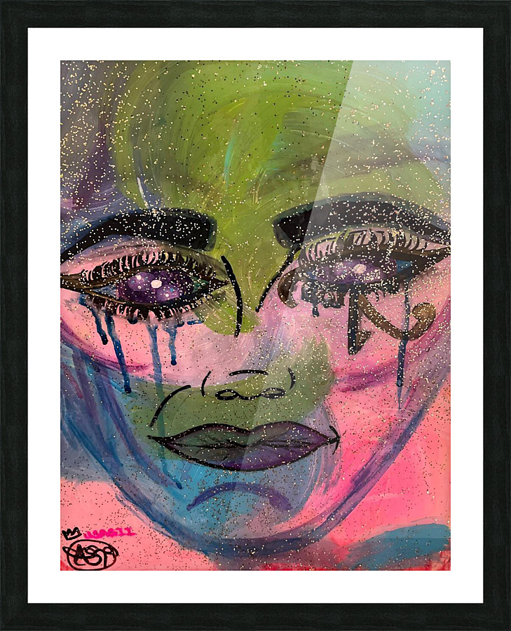 Lady Zordon Picture Frame print