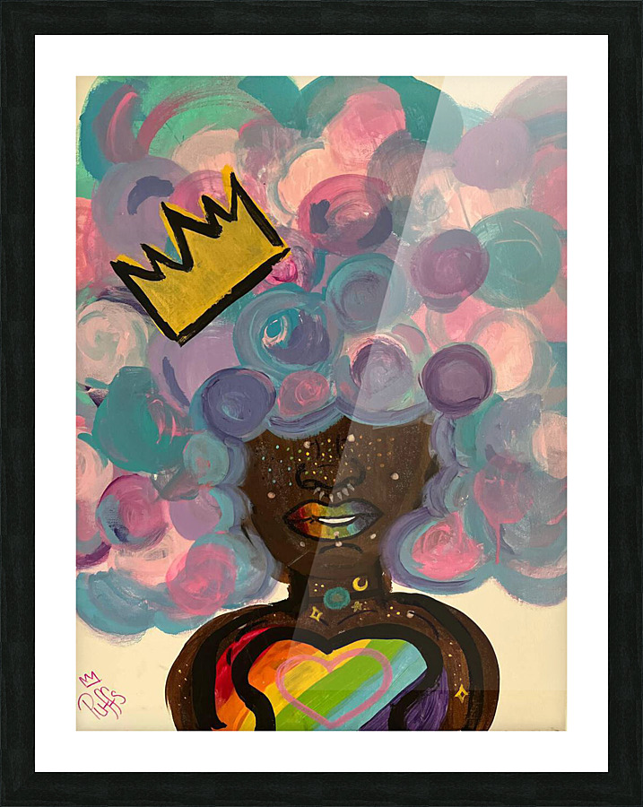 Pride Girl Picture Frame print