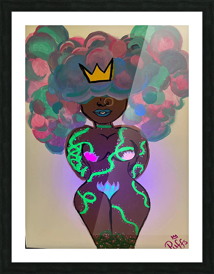 UV Eve Picture Frame print
