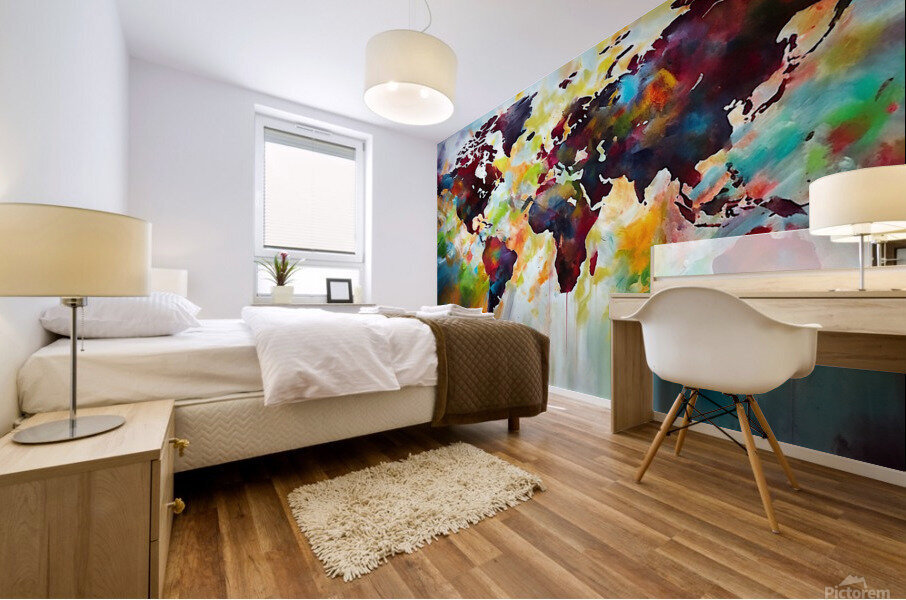 The World Mural print