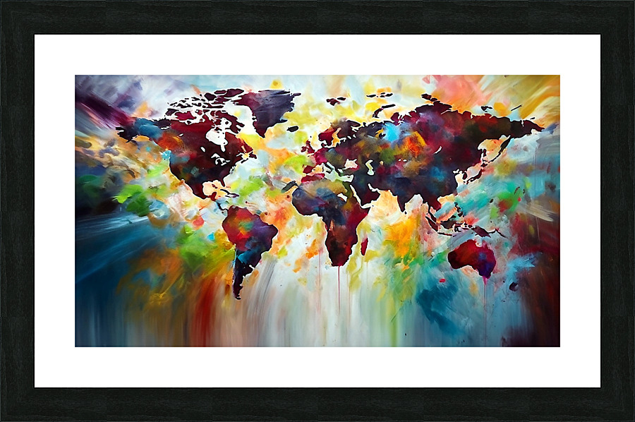 The World Picture Frame print