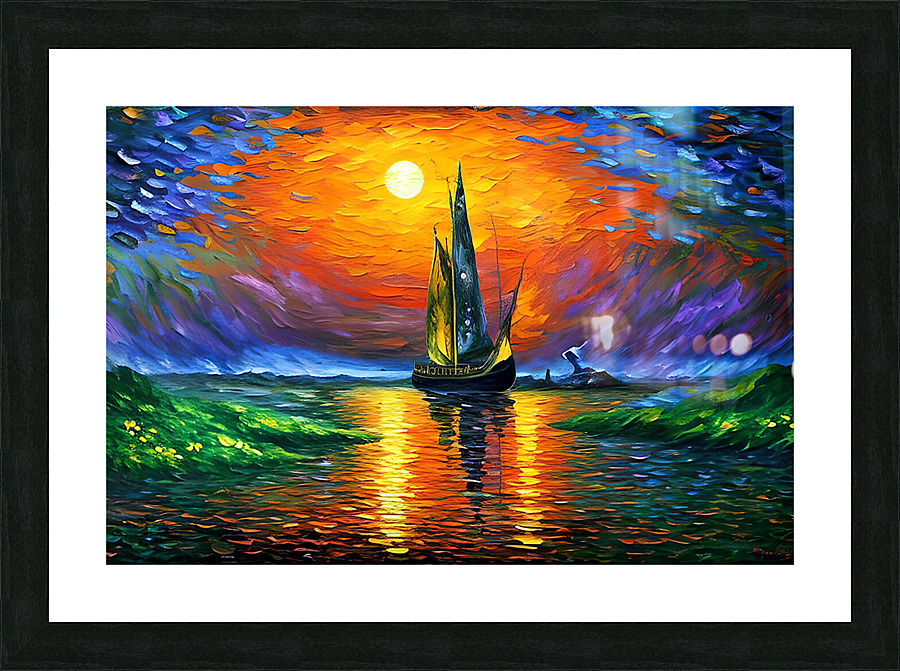 Sail Away Picture Frame print