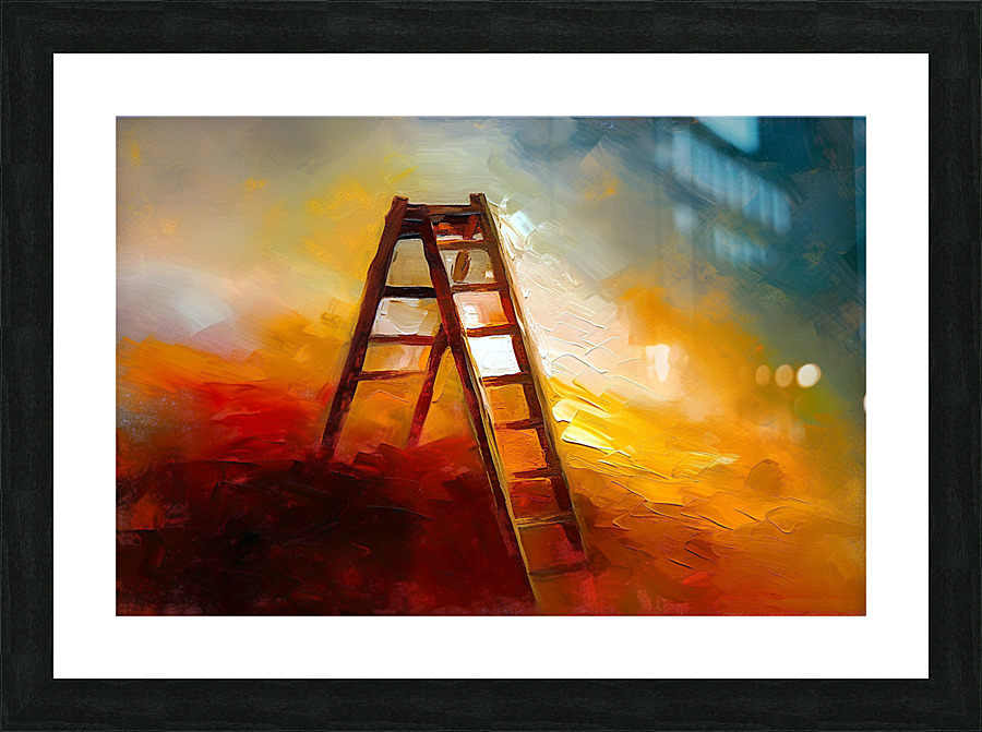 Step It Up Picture Frame print
