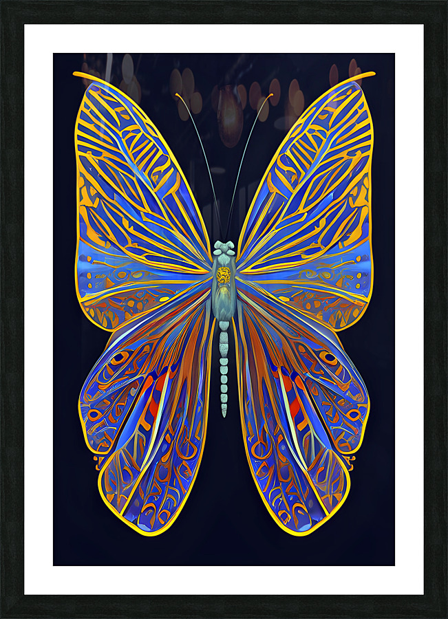 Butterfly Picture Frame print