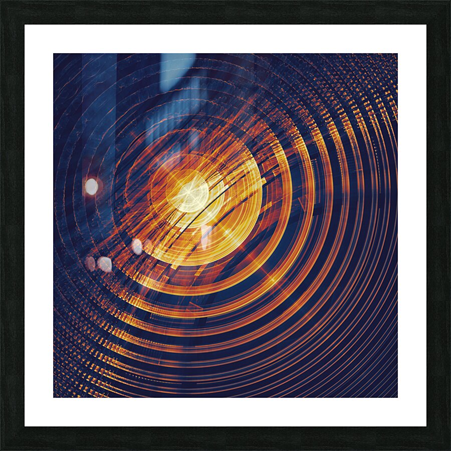 Infused Retrospection Picture Frame print