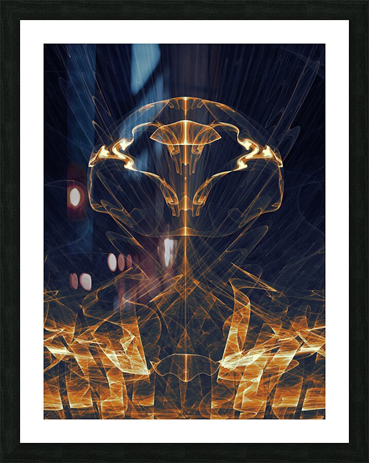 Invisible Soldier Within Picture Frame print