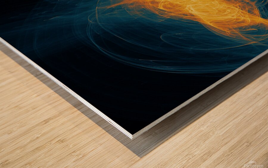 Information Overload Wood print