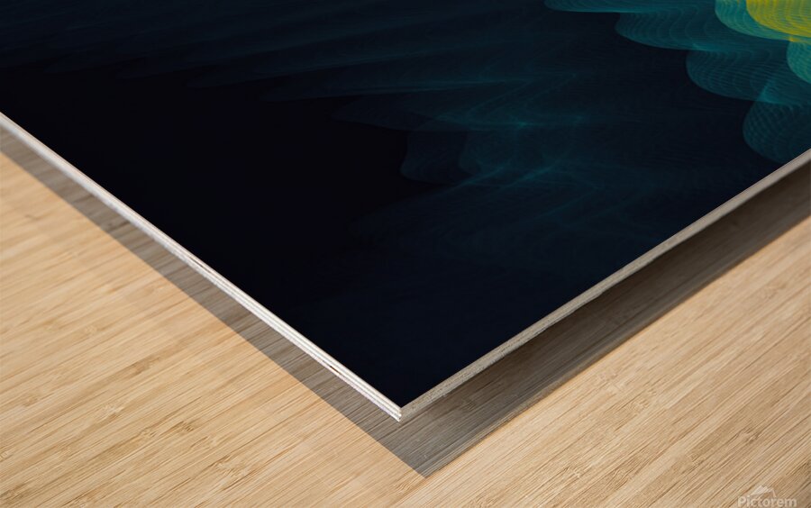 Ride The Wave Wood print