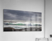 Moody Light With Peggy s Cove Lighthouse Acrylic Print