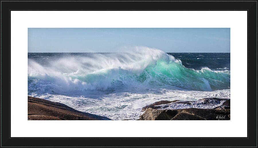 Wave 2 Picture Frame print