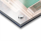 Mid-Century Mint Green Doors in Palm Springs Acrylic print