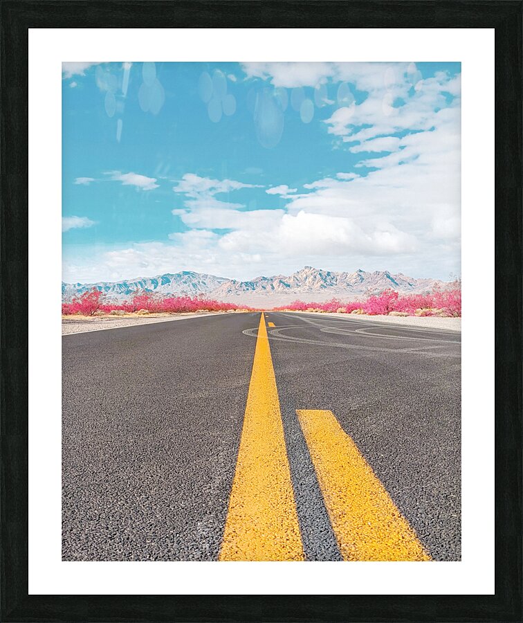 Road to Death Valley Picture Frame print