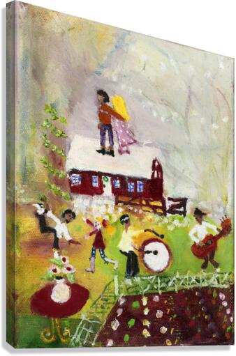 Happiness Self-Made Canvas Print