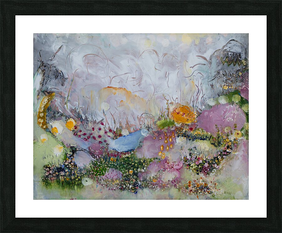 Marsh Mellow Picture Frame print