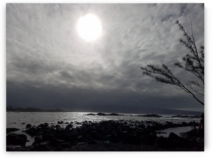 CloudsandMoon1 by Kathleen Anderson