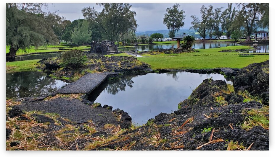 Liliuokalani Garden Hilo by Kathleen Anderson