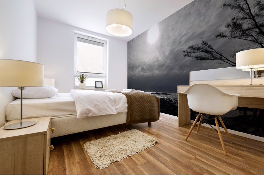 CloudsandMoon1 Mural print