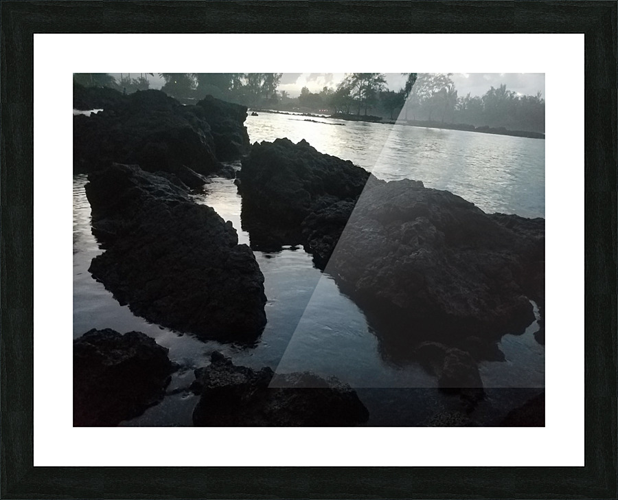 HiloBayBW1 Picture Frame print