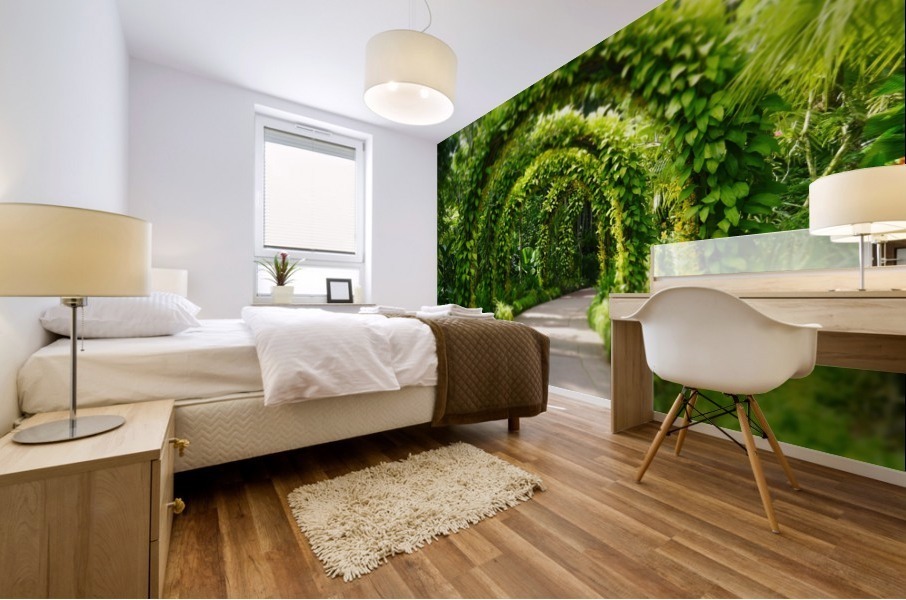 Green Arch Mural print