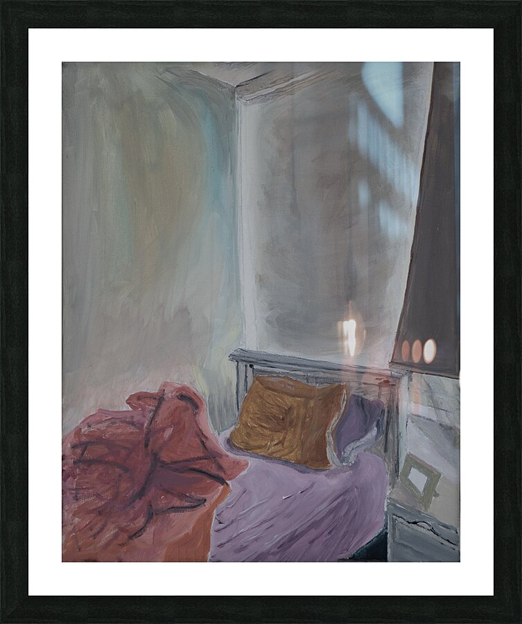 Bedroom Corner Picture Frame print