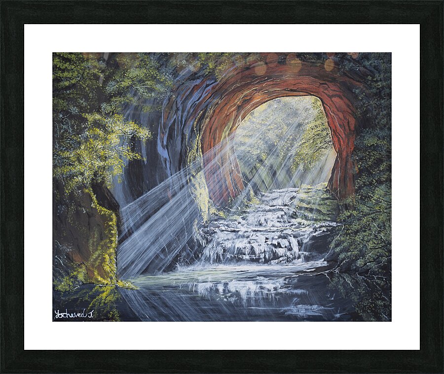 Mysterious Cave Picture Frame print