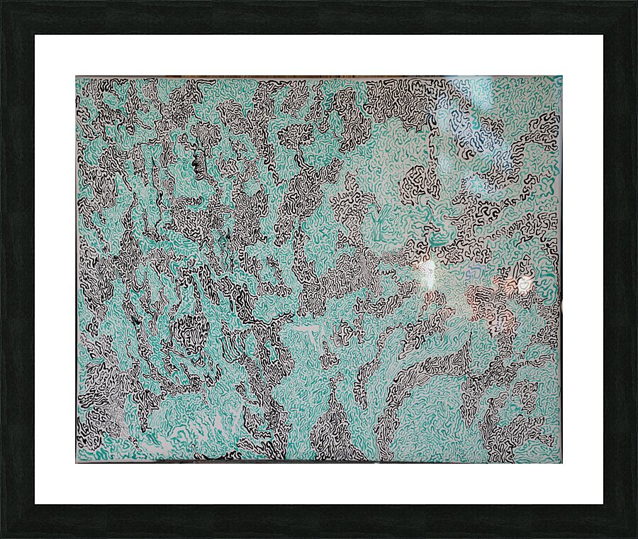 Doodling Picture Frame print