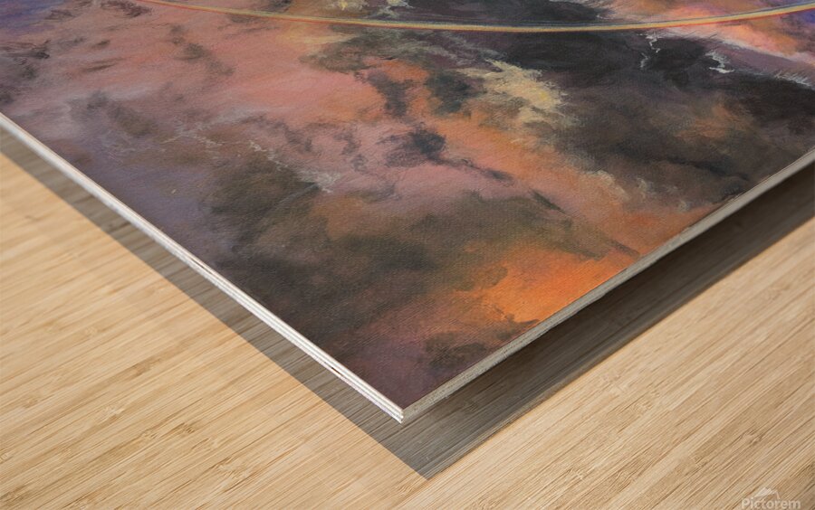 Over The Rainbow Wood print