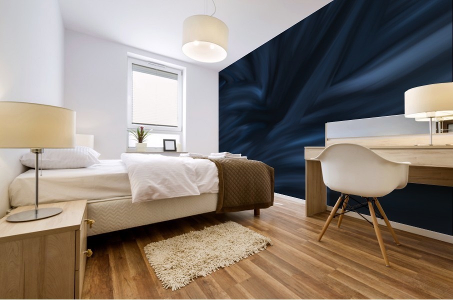 Crazy Blues Mural print