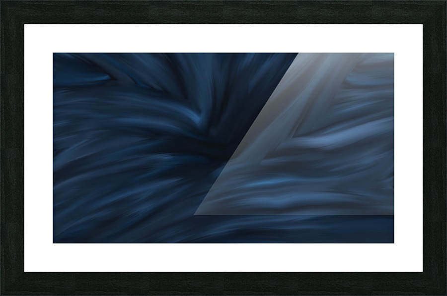 Crazy Blues Picture Frame print