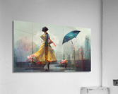 Raining Flowers 9 Acrylic Print