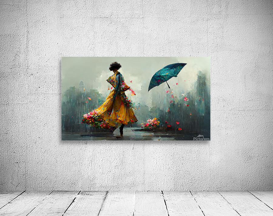 Raining Flowers 9 Wall Preview