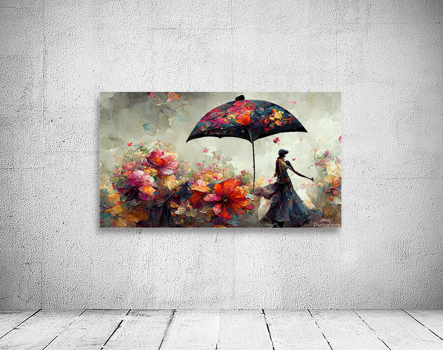 Raining Flowers 12 Wall Preview