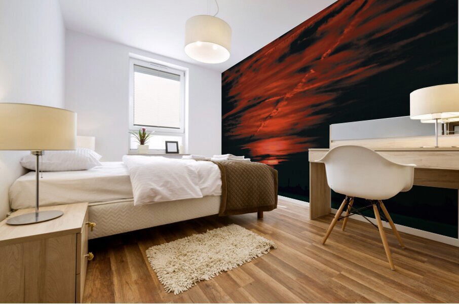 Ember Sky Mural print