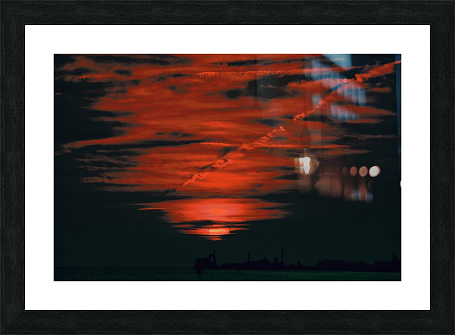 Ember Sky Picture Frame print