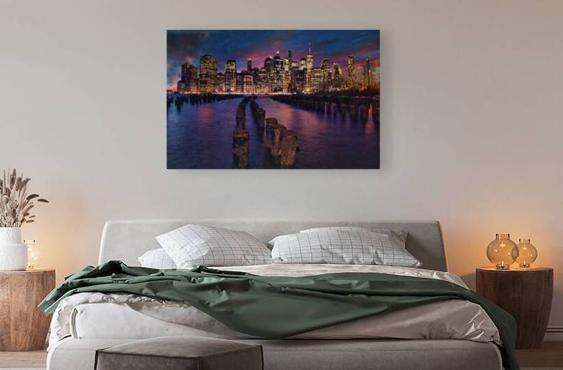 Manhattan Night Sky by MLKerr