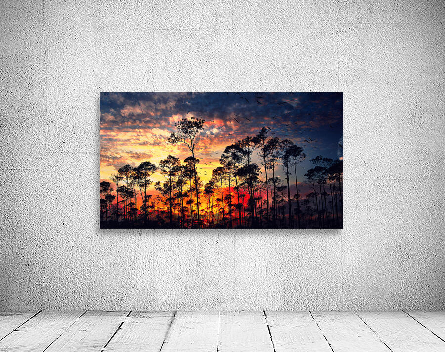 Burning Trees Wall Preview
