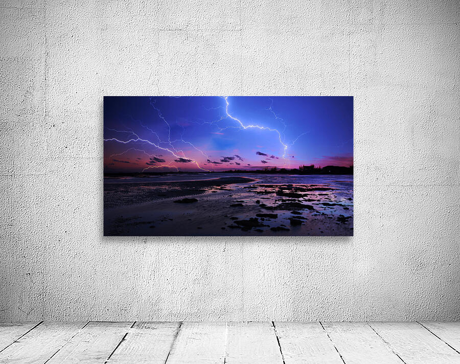 Pink Lightning Wall Preview