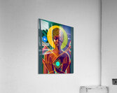 THE BLACK WOMB MAN EARTH AURUA 6 Acrylic Print